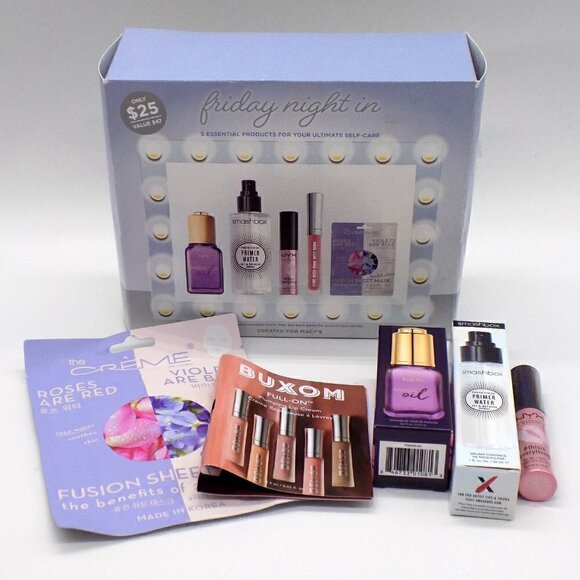 Buxom Smashbox NYX Tarte The Creme Shop 5-pc Trial Set Friday Night In for Macys - Picture 1 of 7